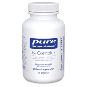 Pure Encapsulations B6 Complex - Supports Nervous System & Brain Health* - Includes B Vitamins - Contains Enriched Vitamin B6 - Non-GMO & Gluten Free