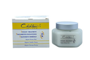 Chihtsai No. 12 INSTANT Treatment, Repair Porous Hair Conditioner (with Sleek Steel Pin Tail Comb) Silk Protein and Vitamin E, Number 12 (5.1 oz / 15