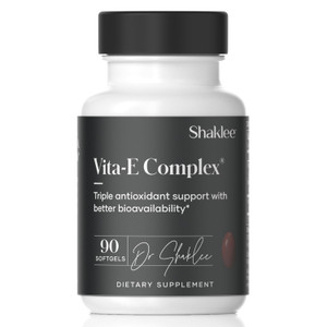 Shaklee - Vitamin E - Supports Heart, Brain, and Prostate Health -Neutralizing Damage Caused by Free Radicals Vita-E® 400 IU Tablets with Selenium an