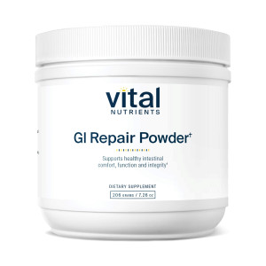 Vital Nutrients GI Repair Powder - Leaky Gut Powder with L Glutamine and Zinc - Digestive Enzyme Supplement to Support Gut Health and Digestion - Glu