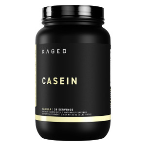 Kaged Premium Casein Protein Powder | Vanilla | Micellar Casein | Banned-Substance Free Supplement, Build Muscle, Recover Faster | Kasein | 28 Servin