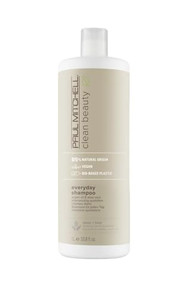 Paul Mitchell Clean Beauty Everyday Shampoo, Boosts Shine, Adds Body, For All Hair Types, 33.8 fl. oz.