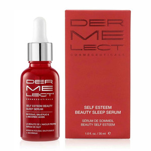 Dermelect Cosmeceuticals Self-Esteem Beauty Sleep Serum  Exfoliating Nighttime Treatment with Glycolic Acid, Salicylic Acid & Vitamin C  Enhances S