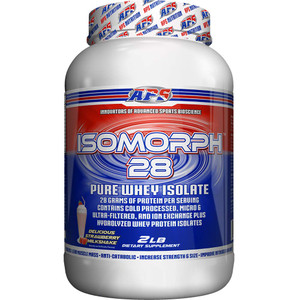 APS Nutrition IsoMorph 28 Protein Powder | Pure Whey Isolate | Cold Pressed, Ultra- Filtered, & Ion Exchange Isolates | 28g Protein | 2 Pound (Strawb