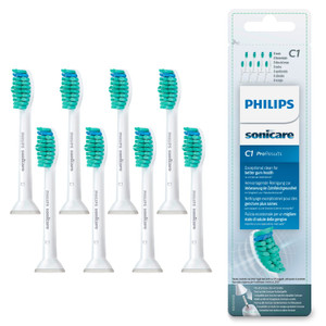 Philips Sonicare ProResults Brush Heads (Fit All Philips Sonicare Handles), 8 Pack - HX6018/26