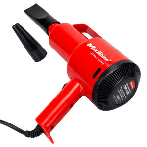 Maxshine Portable Car Dryer Air Blower with 2 Nozzles | Compact Handheld Power Blower for Car Drying, Cleaning, Detailing, Waxing & Coating | Ideal f