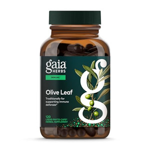 Gaia Herbs Olive Leaf - Traditional Immune Health Support - Immune System Supplement with Olive Leaf Extract & Oleuropein* - 120 Vegan Liquid Phyto-C