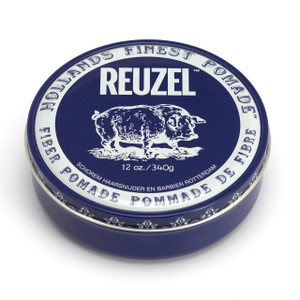 REUZEL Fiber Pomade, Firm and Pliable All Day Hold, Water Soluble Styling, Low Shine and Flake Free, Easy To Wash Out, For All Hair Types