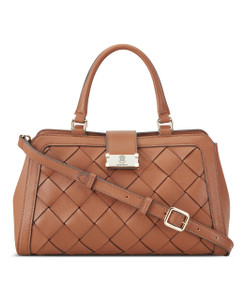 Nine West Mylah Satchel, Saddle tan