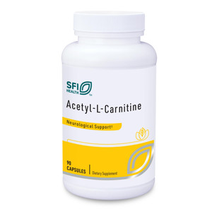 Klaire Labs SFI Health Acetyl-L-Carnitine 500 mg - Hypoallergenic Acetyl L-Carnitine Supplement - Promotes Cognitive Health, Energy Production & Brai