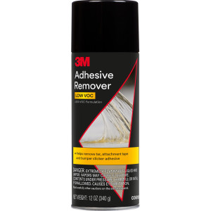 3M Adhesive Remover, 12 oz., Quickly Remove Adhesive, Attachment Tape, Tar, Wax & Adhesive Residue, Low VOC <20%, No Residue Left Behind, Easy-to-Use