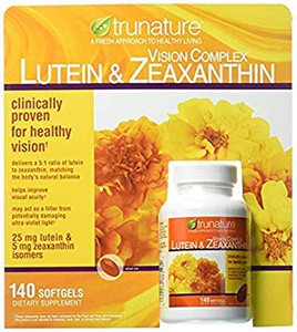 Trunature Lutein and Zeaxanthin Softgels, 140 Count (2 Packs)