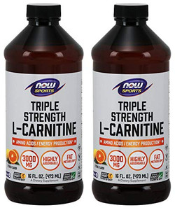 NOW Foods: L-Carnitine Liquid 3000mg, 16 oz (2 Pack)