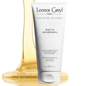 Leonor Greyl Balancing Shampoo for Oily Hair | Bain TS Organic Purifying & Nourishing Shampoo for Oily Scalp Dry Ends | Hair Shampoo for Cleansing Sc