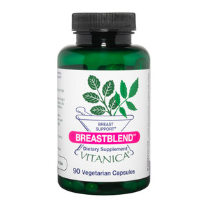 Vitanica BreastBlend, Breast Care Support, Vegan, 90 Capsules