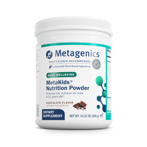 Metagenics MetaKids Nutrition Powder - Kids Multivitamin Powder with Prebiotics, DHA, Protein & Amino Acids* - Complete Protein - Non?GMO, Gluten?Fre
