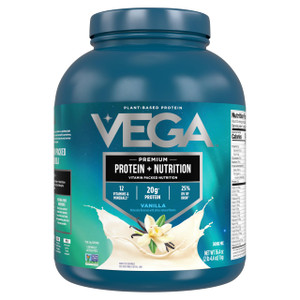Vega Protein + Nutrition - 20g Plant-Based Pea Protein, Vanilla, 30 Servings, Vegan Keto Superfood, Antioxidant-Rich, Gluten Free, Dairy Free, Low Ca