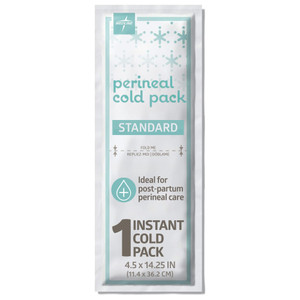 Medline Perineal Cold Packs for Postpartum Care (24 Count) Each Absorbent Pad is 4.5" x 14.25" Perfect for your After Delivery Postpartum Essentials