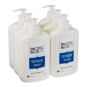Georgia-Pacific Pacific Blue Select Countertop Moisturizing Lotion by GP PRO, Unscented, 43461, 443 mL Per Bottle, 6 Bottles Per Case