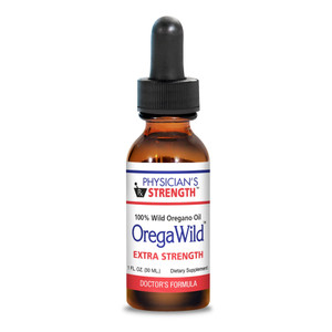 Physician's Strength OregaWild Extra Strength - 30 mL - 100% Wild Oregano Oil - 432 Servings