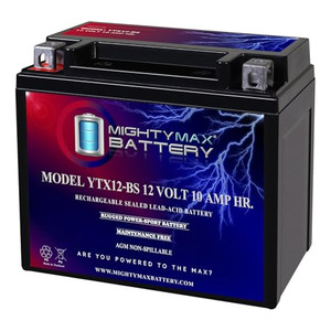 Mighty Max Battery YTX20L-BS - 12 Volt 18 AH, 270 CCA, Rechargeable Maintenance Free SLA AGM Motorcycle Battery