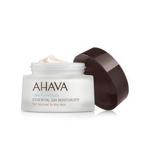 AHAVA Essential Day Moisturizer, Normal to Dry Skin - Essential Daily Hydrating Facial & Neck Cream, Anti-Aging & Smoothing Effect, Enriched with Osm