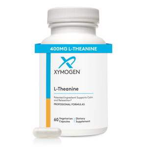 XYMOGEN L-Theanine - Patented Suntheanine L theanine 400mg Per Serving - Amino Acid Supplement to Support Calm + Relaxation Without Drowsiness, Liver