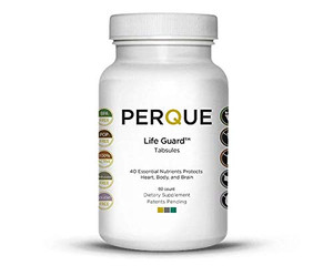 PERQUE Life Guard 60 Tabs  Complete Multivitamin & Mineral Supplement  Supports Energy, Immune & Metabolic Health  High-Potency Daily Formula  No
