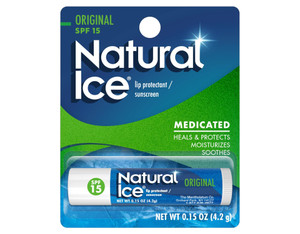 Natural Ice Medicated Lip Protectant/Sunscreen SPF 15, Original 48 ea