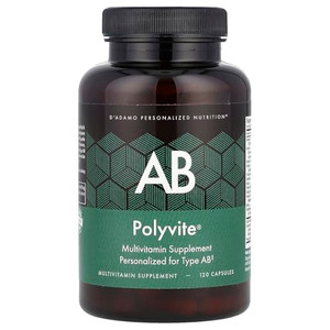 D'Adamo Personalized Nutrition - Polyvite AB 120 vcaps