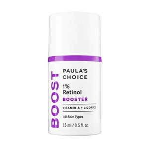 Paula's Choice BOOST 1% Retinol Booster, Vitamin A & Licorice Serum for Fine Lines & Wrinkles, 0.5 Fl Oz