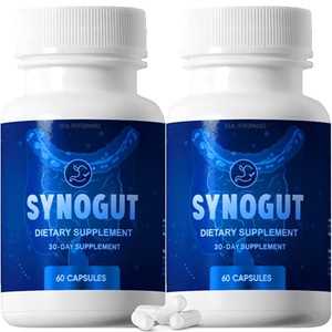 IDEAL PERFORMANCE Synogut Pills Dietary Supplement for Gut Health (2 Bottles)
