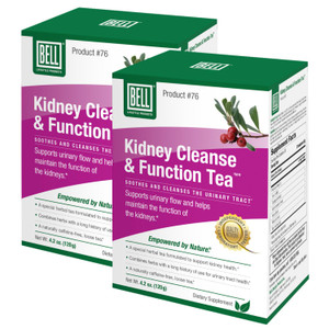 Bell Kidney Cleanse & Function Tea Lifestyle Products | A Special Herbal Tea formulated to Help Support Kidney Health for Men and Women - 2 Pack