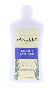 Yardley London English Lavender, Luxurious Hand Soap, Moisturizes & Soothes with Essential Oils, 16 FL OZ (473ml) - 6 Pack