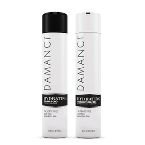 Damanci Hydrating Shampoo and Conditioner Duo, Sulfate Free Shampoo and Conditioner for Dry Hair, with Keratin and Collagen, Paraben and Salt Free (1