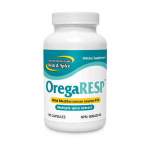 NORTH AMERICAN HERB & SPICE OregaResp - 90 Veggie Capsules - Immune & Respiratory Health - Cumin, Sage, Oregano Oil - Safe for Children & Pets, Non-G