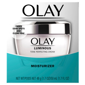 Olay Dark Spot Corrector, Luminous Tone Perfecting Cream and Sun Spot Remover, Advanced Tone Perfecting Face Moisturizer, 48 g