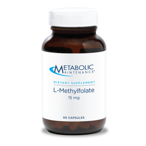 Metabolic Maintenance L-Methylfolate 15 mg - Supports a Healthy Mindset - Active Folate for Methylation Support & Biochemical Reactions - Highly Bioa