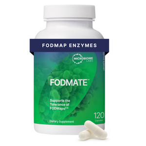 Microbiome Labs FODMATE Digestive Enzymes for Women & Men - Digestive Support for Low FODMAP Protocols & Occasional Bloating, Gas & Stomach Relief (1