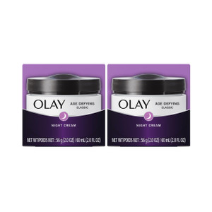 Olay Night Cream with Pro Retinol and Vitamins C & E Age Defying, Pack of 2