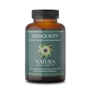 Natura Health Products Tranquility Supplement - Supports Relaxation - Featuring L-Theanine, Lemon Balm, Saffron, Kava, Skullcap, Lavender and Passion