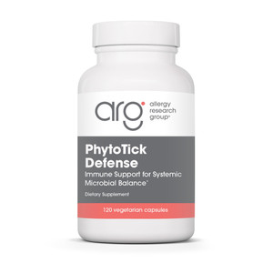 Allergy Research Group Phyto Tick Defense Supplement - Mushroom Complex, Mushroom Extract Powder in Convenient Capsules, Nootropic with Lions Mane, C