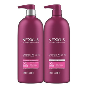 Nexxus Color Assure Shampoo and Conditioner for Color Treated Hair Color Assure Enhance Color Vibrancy for Up to 40 Washes 33.8 oz, 2 Count