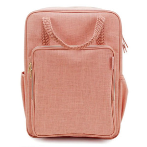 SoYoung All-Day Backpack - Aesthetic Backpack for Travel, Gym & Work, Lightweight Design with Laptop Sleeve & Water Bottle Pockets, Linen/Cotton Fabr