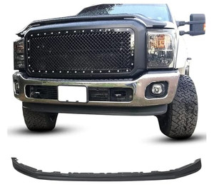 ECOTRIC Front Lower Bumper Valance Deflector Compatible with 2011-2016 Ford F250 F350 Super Duty Air Dam Panel Replacement for BC3Z17626AA FO1095241
