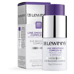 Dr. Lewinn's | Line Smoothing Complex S8 | Eye Recovery Complex | Reduce Lines & Wrinkles | Reduce Expression Lines | Target Dark Circles | 15g