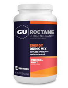 GU Energy Roctane Ultra Endurance Energy Drink Mix, Vegan, Gluten-Free, Kosher, 35mg of Caffeine, and Dairy-Free n-the-Go Energy for Any Workout, 3.4