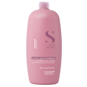 Alfaparf Milano Semi Di Lino Moisture Nutritive Leave In Hair Conditioner - Professional Quality for Softer, Shinier & Hydrated Hair - SLS, Paraben &