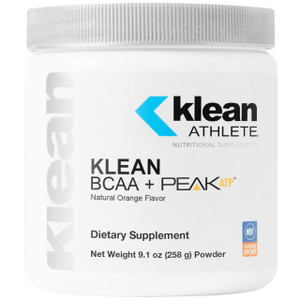 Klean Athlete Klean BCAA + Peak ATP | Amino Acid Supplement for Muscle Building, Workout Recovery, and Lean Muscle | 9.1 Ounces | Natural Orange Flav