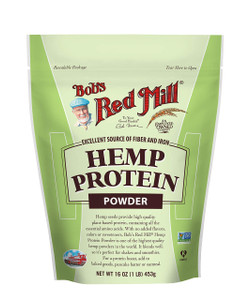 Bob's Red Mill Resealable Hemp Protein Powder 16 Ounce (Pack of 4)